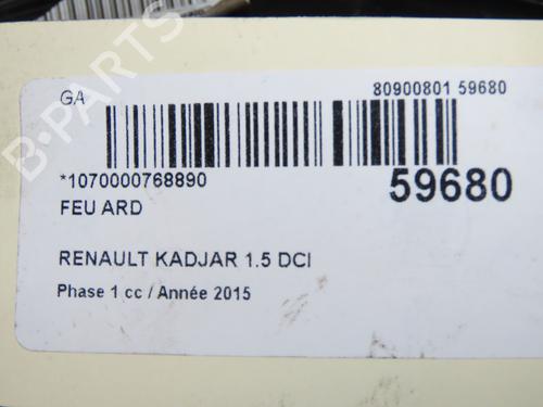 Right taillight RENAULT KADJAR (HA_, HL_) 1.5 dCi 110 (HLA3) | BP38942771C35 - Image 5