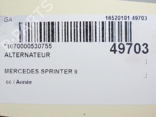Alternator MERCEDES-BENZ SPRINTER 4-t Van (B907, B910) 414 CDI RWD (907.643, 907.645, 907.647) | BP28967045M7 - Image 9