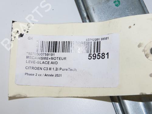 Front right window mechanism CITROËN C3 III (SX) 1.2 PureTech 82 | BP36893456C23  - Image 5