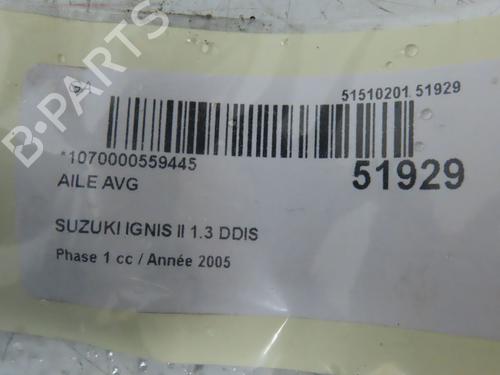 Left front fenders SUZUKI IGNIS II (MH) 1.3 DDiS (RM413D) | BP28830958C41 