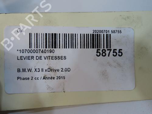 Used Gear lever Gear lever BMW X3 (F25) xDrive 20 d (190 hp) 33836406 33836406