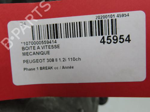 Used Gearbox PEUGEOT 308 SW II (LC_, LJ_, LR_, LX_, L4_) 1.2 THP 110 (110 hp) 28967251