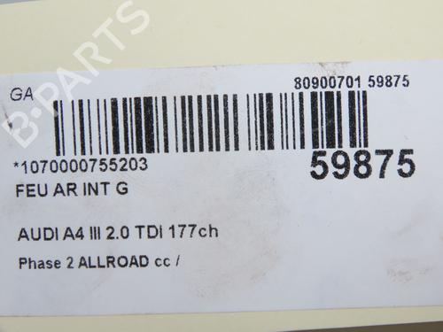 Left tailgate light AUDI A4 B8 (8K2) 2.0 TDI quattro | BP38608462C79 - Image 5