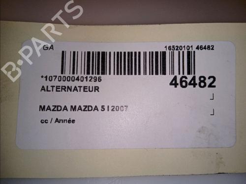 Alternator MAZDA 5 (CR) 2.0 CD (CR19) | BP23172089M7 