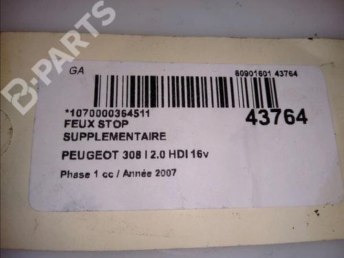 Third brake light PEUGEOT 308 I (4A_, 4C_) 2.0 HDi | BP11832992L11 