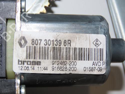Vindusheismekanisme høyre foran RENAULT MEGANE III Hatchback (BZ0/1_, B3_) 1.2 TCe (BZ2B, BZ11) | BP30955828C23