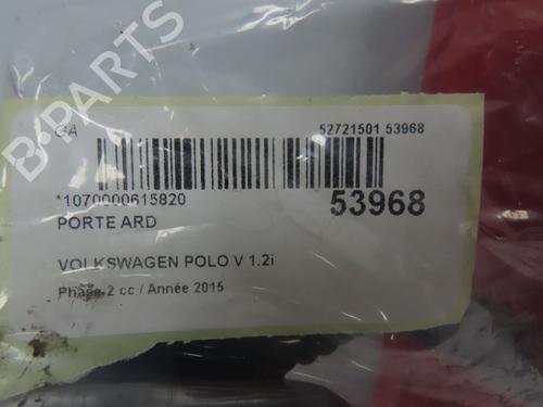 Used Right rear door VW POLO V (6R1, 6C1) 1.2 TSI 16V (90 hp) 28831873