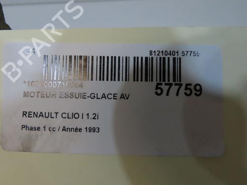 Used Front wiper motor Front wiper motor RENAULT CLIO I (B/C57_, 5/357_) 1.2 (B/C/S57A, B/C57S, 5/357F, 5/357J, 5/357L, 5/357R) (58 hp) 33744876 33744876