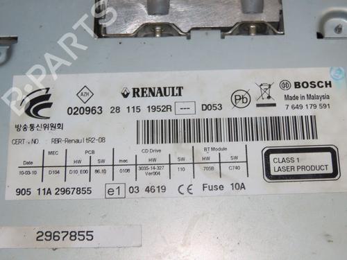 Radio RENAULT KOLEOS I (HY_) 2.0 dCi 4x4 (HY0K) | BP37596708E6 - Image 3