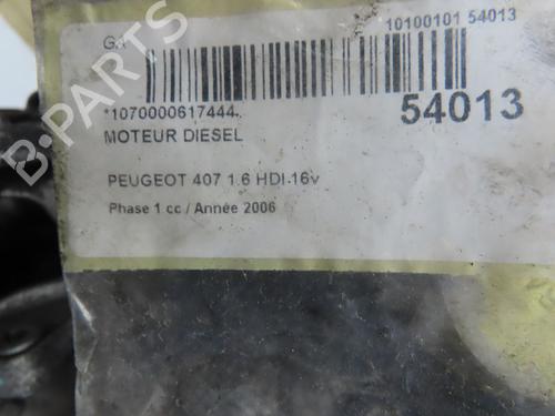 Motor für PEUGEOT 407 (6D_) 1.6 HDi 110 (6D9HZC, 6D9HYC) (109 hp) 28828671