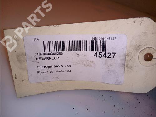 Starter CITROËN SAXO (S0, S1) 1.5 D | BP11099237M8 