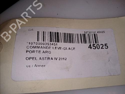 Used Left rear window switch Left rear window switch OPEL ASTRA J (P10) 1.4 Turbo (68) (120 hp) 11921482 11921482