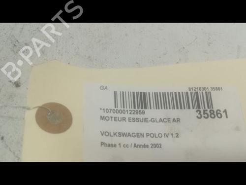 Used Rear wiper motor VW POLO IV (9N_, 9A_) 1.2 12V (64 hp) 9598582