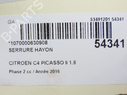 Tailgate lock CITROËN C4 Picasso II 1.6 BlueHDi 120 | BP28802192C101 