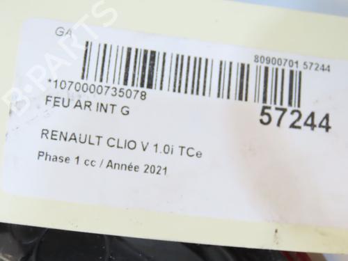 Left tailgate light RENAULT CLIO V (B7_) 1.0 TCe 90 (B7MT) | BP38256285C79 - Image 5