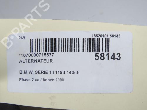 Used Alternator Alternator 37275828 37275828