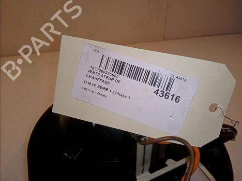 Heater blower motor BMW 1 (F20) 118 d | BP12944128M62 