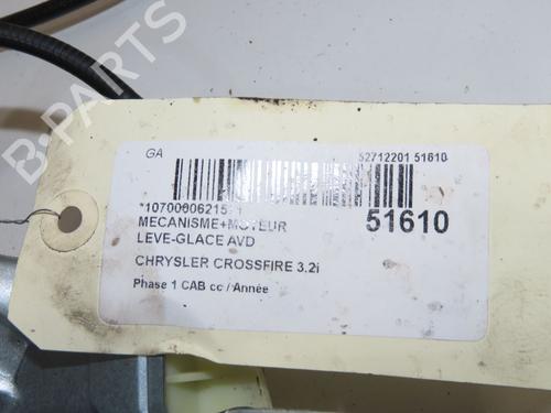 Used Front right window mechanism Front right window mechanism CHRYSLER CROSSFIRE 3.2 (218 hp) 40518052 40518052