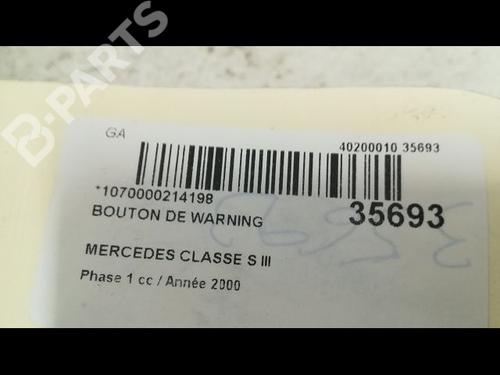 Warning switch MERCEDES-BENZ S-CLASS (W220) S 600 (220.878, 220.178) | BP9605633I22 
