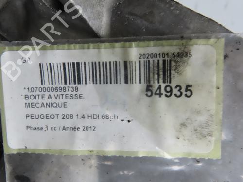 Used Gearbox PEUGEOT 208 I (CA_, CC_) 1.4 HDi (68 hp) 31372071