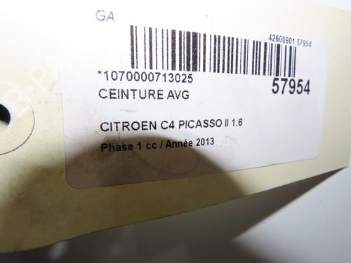 Front left seatbelt CITROËN C4 Picasso II 1.6 HDi / BlueHDi 115 | BP38474511I26 - Image 5