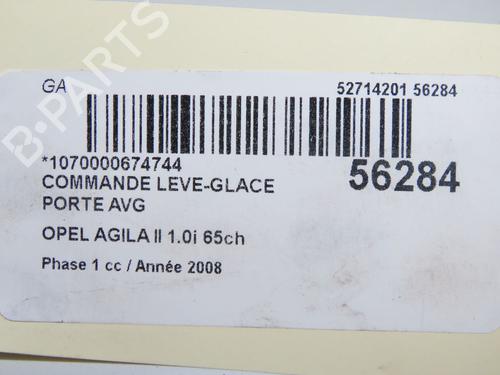 Left front window switch OPEL AGILA B (H08) 1.0 (F68) | BP32253915I27 - Image 5