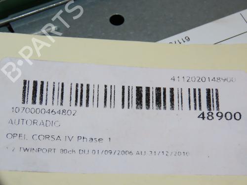 Radio OPEL CORSA D (S07) 1.2 (L08, L68) | BP18129666E6 