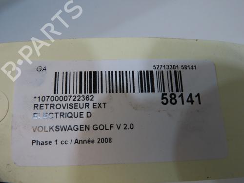 Used Right mirror Right mirror VW GOLF V (1K1) 2.0 TDI (140 hp) 36495021 36495021