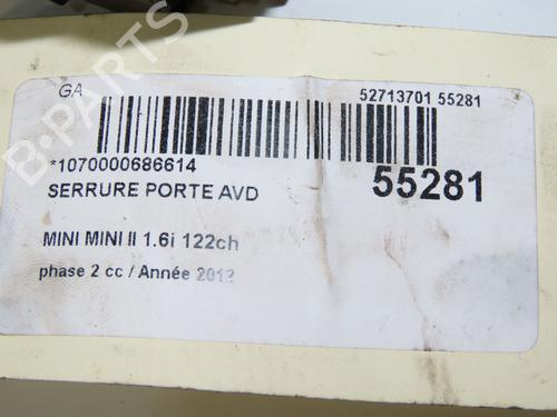 Høyre foran lås MINI MINI (R56) Cooper (122 hp) 31819608