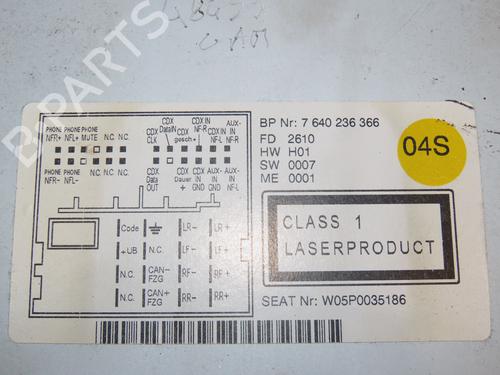 Radio SEAT LEON (1P1) 1.6 TDI | BP17868366E6