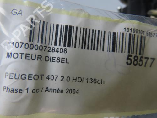 Engine PEUGEOT 407 (6D_) 2.0 HDi 135 (6DRHRH, 6DRHRE, 6DRHRG, 6DRHRJ) | BP38713632M1 - Image 7