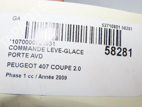 Switch PEUGEOT 407 Coupe (6C_) 2.0 HDi | BP38297806I30 - Image 4