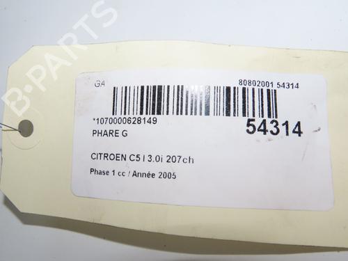 Left headlight CITROËN C5 II (RC_) 3.0 V6 (RCXFUF) | BP35773025C28  - Image 5