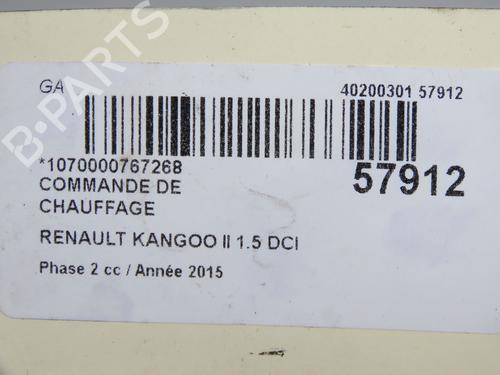 Climate control RENAULT KANGOO Express (FW0/1_) 1.5 dCi 75 (FW07, FW10, FW04) | BP36345259I5  - Image 5