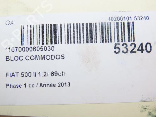 Steering column stalk FIAT 500 (312_) 1.2 (312AXA1A) | BP28830267I23 