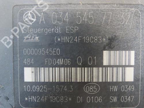 ABS pump MERCEDES-BENZ CLK (C209) CLK 270 CDI (209.316) | BP18415093M43 