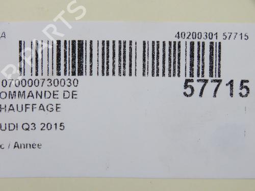 climate-control-audi-q3-8ub-8ug-2011-2012-2013-2014-2015-2016-2017-2018-2019-2020-40162946 main image