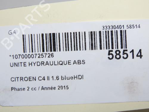 ABS pump CITROËN C4 II (NC_) 1.6 BlueHDi 100 | BP36246606M43  - Image 9