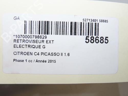 Retrovisor esquerdo CITROËN C4 Picasso II 1.6 BlueHDi 120 | BP39113633C26 - Image 5