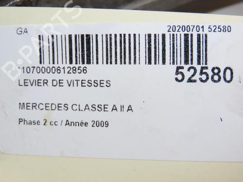 Gear lever MERCEDES-BENZ A-CLASS (W169) A 180 CDI (169.007, 169.307) | BP28967322M90 