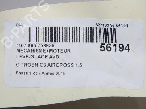 Used Front right window mechanism Front right window mechanism 36939853 36939853