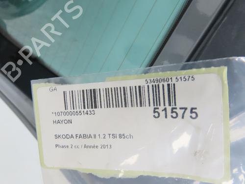 Used Tailgate Tailgate SKODA FABIA II Combi (545) 1.2 TSI (86 hp) 28969192 28969192
