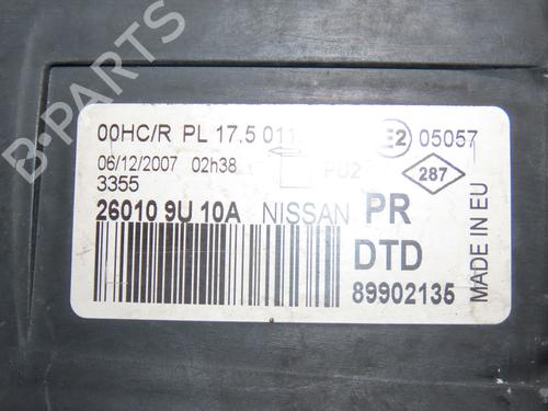 Used Right headlight NISSAN NOTE (E11, NE11) 1.5 dCi (86 hp) 28969408