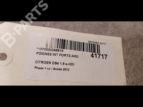 Venstre bak invendig håndtak CITROËN DS4 (NX_) 2.0 HDi 165 | BP9615243I15 