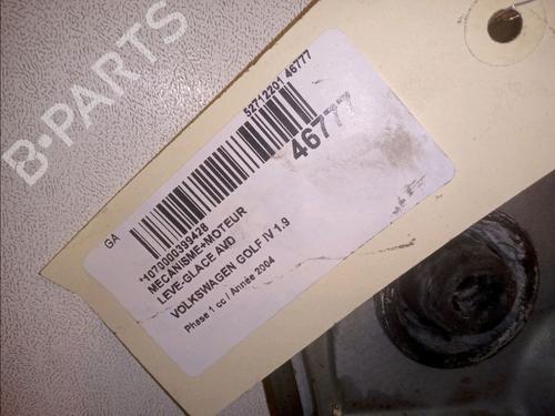 Used Front right window mechanism VW GOLF IV (1J1) 1.9 TDI (101 hp) 14951344