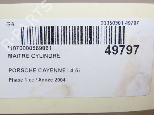 Used Brake master cylinder PORSCHE CAYENNE (9PA) S 4.5 (340 hp) 26381214