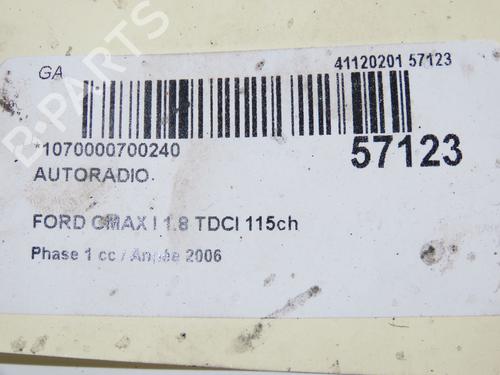 Radio FORD FOCUS C-MAX (DM2) 1.8 TDCi | BP33059387E6 - Image 6
