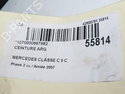 Used Rear left belt tensioner MERCEDES-BENZ C-CLASS (W203) C 220 CDI (203.008) (150 hp) 31984607