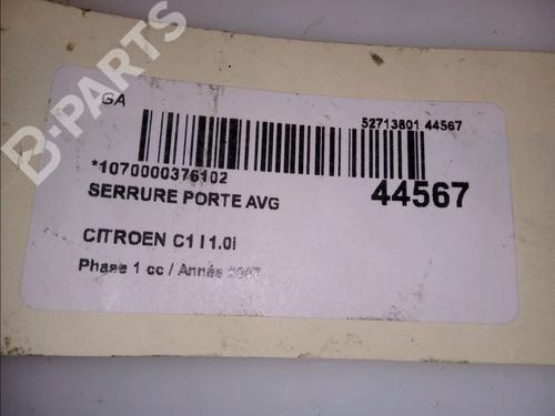 Front left lock CITROËN C1 (PM_, PN_) 1.0 | BP11102869C98 