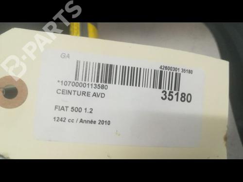 Front right belt tensioner FIAT 500 (312_) 1.2 (312AXA1A) | BP9597897C88 